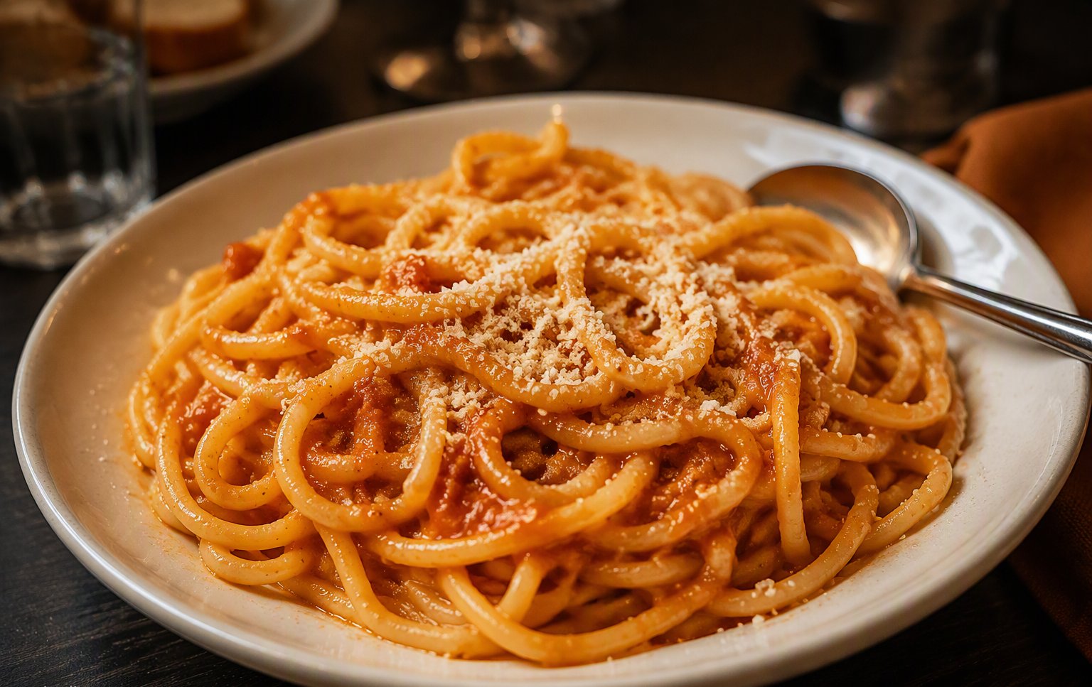 Gli strangozzi al pomodoro con pecorino